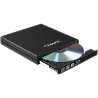 Aluratek USB 2.0 External Slim Multi-Format 6X Blu-Ray Reader / Writer (Tray Load)
