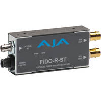 AJA FIDO-R-ST Single Channel ST Fiber to SDI Converter (Dual SDI Outputs)
