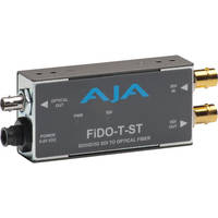 AJA FIDO-T-ST Single Channel SDI to ST Fiber Converter (Looping SDI Output)