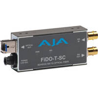 AJA FIDO-T-SC Single Channel SDI to SC Fiber Converter (Looping SDI Outputs)