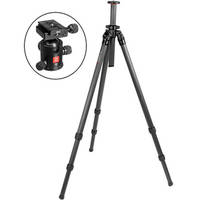 Oben CT-2320 3-Section Carbon Fiber Tripod with BB-1 Ball Head Kit