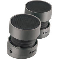 iHome iHM78 Rechargeable Mini Stereo Speakers (Gunmetal)