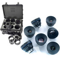 Zeiss Compact Prime CP.2 Seven-Lens Kit (PL Mount) with Two Transport Cases