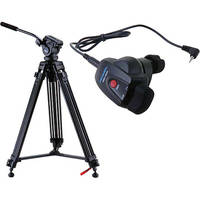 Acebil i-605DX Prosumer Tripod System with RMC-1DVX Lens Zoom Controller