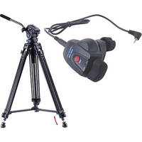 Acebil i-705DX Prosumer Tripod System w/ RMC-1DVX Video Lens Zoom Controller