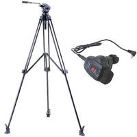 Acebil j-805MX Prosumer Tripod System w/ RMC-1DVX Video Lens Zoom Controller