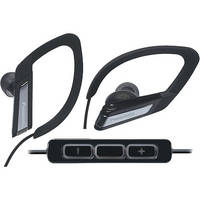 Panasonic RP-HSC200 Stereo In-Ear Clip-On Headphones with Mic/Remote (Black)