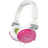 Panasonic RP-DJS-400 DJ Street Style Headphones (White/Pink)
