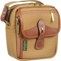 Billingham Stowaway Pola Shoulder Bag (Khaki with Tan Leather Trim)