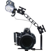 Sea & Sea RDX-600D Housing/Port/SA8 Sea Arm Set/YS-01 Strobe/Fiber Optic Cable