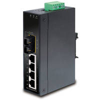 General Electric Industrial Fast Ethernet Switch (4-Port Ethernet / 1-Port Fiber)