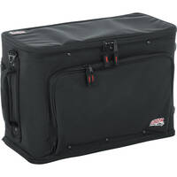 Gator Cases 3U Lightweight Rolling Rack Bag (Black)