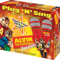Emerson Karaoke Alvin & The Chipmunks Plug 'n' Sing Microphone (Includes 2 Microphones)