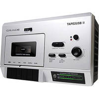 Grace Digital Tape 2 USB II - USB Cassette Player With Built-in Mic