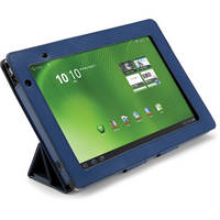 Acer A500 Foldable Leather Case (Blue)
