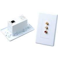 Atlona Audio / Video Wall Plate Extension Kit over Cat 5