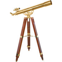 BARSKA 36x80 Brass Refractor Telescope