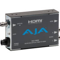 AJA Hi5-Fiber HD/SD-SDI over Fiber To HDMI Video and Audio Converter