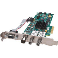AJA 4-LANE PCIe CARD w/3G/HD/SD FIBER I/O