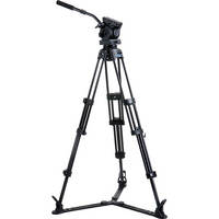 Acebil PE-82GX 3-Section Video Tripod with Ground Spreader & Pan/Tilt Head