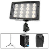 Switronix TorchLED Bolt LED Light with Light Stand and Power Kit