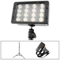 Switronix 200W LED On-Cam Light And Power With Impact Stand B&H Kit