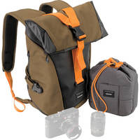 Crumpler Local Identity Backpack (Small, Beech/Black/Orange)