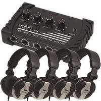 CAD HP110 4-User Headphone Listening Bundle