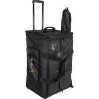 Arriba Cases AS-175 Rolling Speaker Bag + Stand Bag Combo (Black)