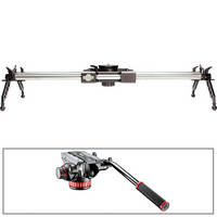 Cinevate Inc 48" Atlas 200 Slider & Manfrotto 502HD Head w/ Flat Base Kit