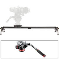 Cinevate Inc 26" Atlas FLT W/ Legs/Pulley & Manfrotto 502HD Head/Base 3/8"-16 Kit