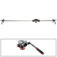 Cinevate Inc Atlas 30 58" Rail Kit with Regular Legs and Manfrotto 502 Head