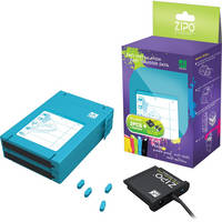Mukii ZIPO 2.5" HDD Protector With SATA To USB 2.0 Adapter - 2-Pk (Blue)