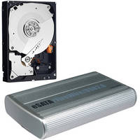 Macally PHR-100SUA eSATA, FireWire-400, and USB 2.0 External Drive Enclosure for 3.5" SATA Hard Drive with 2TB Hard Drive Kit