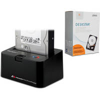 Newer Technology Voyager Q Quad Interface Dock for 2.5" and 3.5" Serial ATA Drives with 3TB Hard Drive Kit