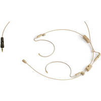 Voice Technologies VT702 Lightweight Headworn Microphone (Beige)