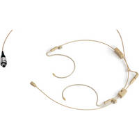 Voice Technologies VT702 Lightweight Headworn Microphone (Beige)