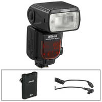 Nikon SB-910 AF Speedlight i-TTL Flash With Battery Pack & Cable Kit