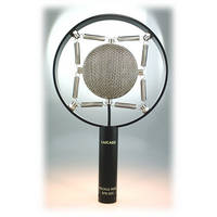Cascade Microphones Knuckle Head Ribbon Microphone (Black Body / Polished Nickel Grill)