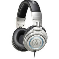 Audio-Technica ATH-M50s/LE Professional Closed-Back Studio Headphones (Silver)