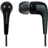 Panasonic RP-HJE140 L-Shaped Earbuds (Black)