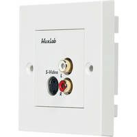 MuxLab S-Video/Hi-Fi Wall Balun (UK)