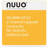 NUUO NE-MINI-UP-02 2-Channel Upgrade License for NE-2020-EU NVRmini Unit