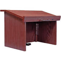 AmpliVox Sound Systems W242 Travel-Lite Tabletop Lectern (Mahogany)