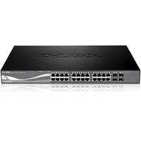 D-Link SmartPro 24 Port Gigabit PoE Switch with 4 SFP Slots