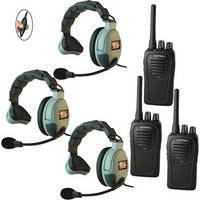 Eartec 3-User SC-1000 Two-Way Radio System with MAX3G Single Inline PTT