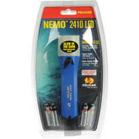 Pelican Nemo StealthLite 2410 LED Photoluminescent Flashlight (Blue)