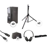 QSC K12 12" 2-Way 1000 Watt Powered Speaker Double Kit