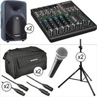 Mackie SRM350v2 Bi-Amplified Loud Speaker Large Kit