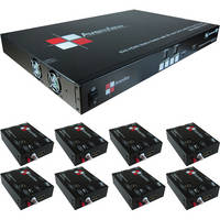 Avenview SW-HDM3D-C5 8 x 8 HDMI Matrix Switcher with 8 Receivers